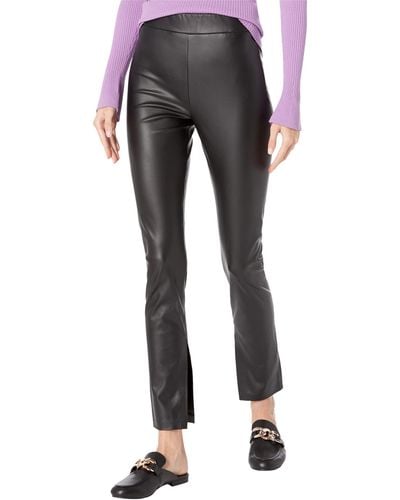 Blank NYC Leather Leggings With Slit In You Matter - Black