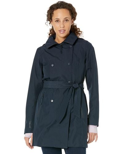 Helly Hansen Welsey Ii Trench Coat Navy - Blue