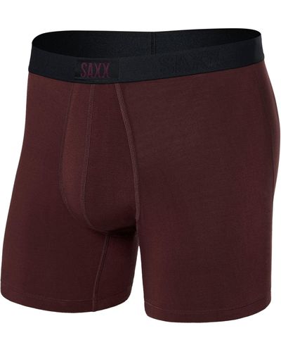 Saxx Underwear Co. Vibe Super Soft Boxer Brief - Purple