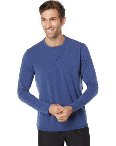 LOOPER Striped LG 51 Full Sleeves 4 Four Squares Mens T Shirts, Round Neck