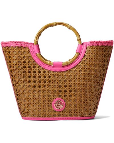 Lilly Pulitzer Mini Grotto Cane Tote - Pink