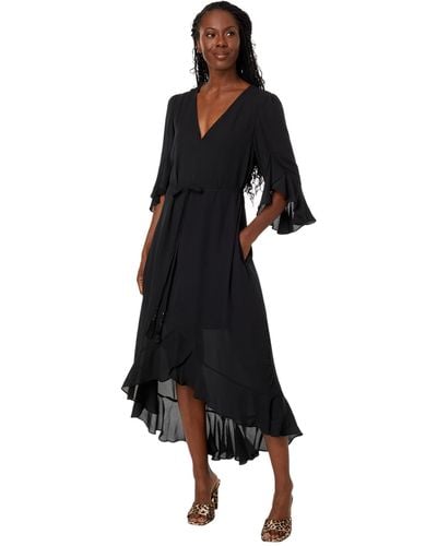 Tommy Bahama Willow Cove Long Sleeve Maxi Dress - Black
