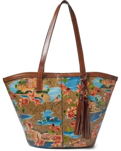 Patricia Nash Marconia Tote With Tassel - Blue