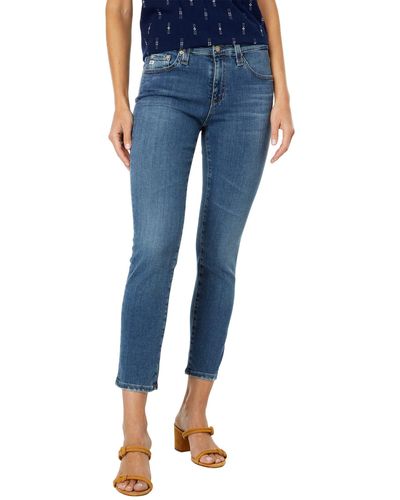 AG Jeans Prima Crop In 14 Years Old Topanga - Blue