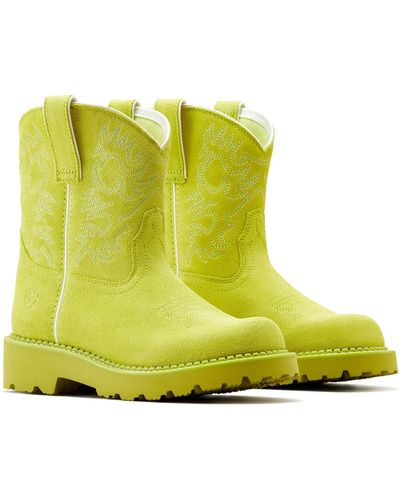Ariat Fatbaby Western Boots - Green