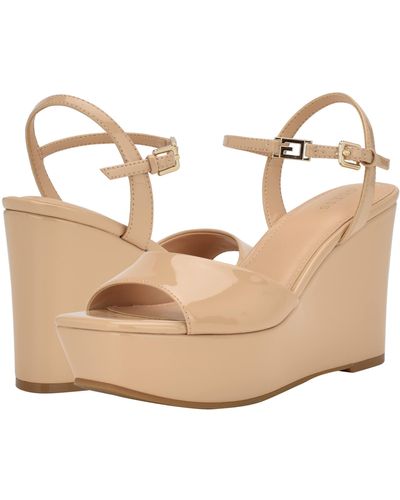 Guess Zione Wedge Sandal - Natural