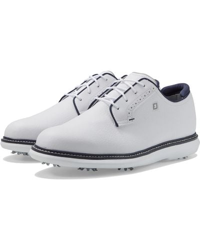Footjoy Traditions Blucher Golf Shoes - White