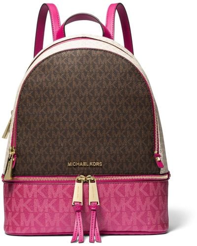 MICHAEL Michael Kors Rhea Zip Medium Backpack - Pink