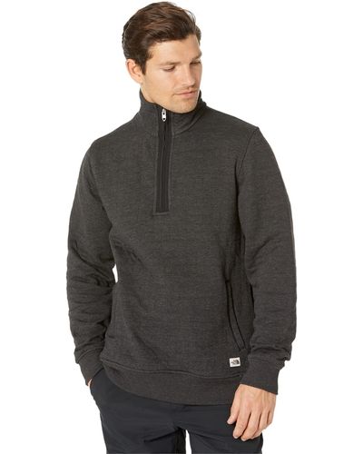 The North Face Longs Peak Quilted 1/4 Zip - Gray