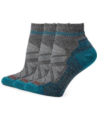 Smartwool Hike Light Cushion Ankle Socks 3 Pack - Blue