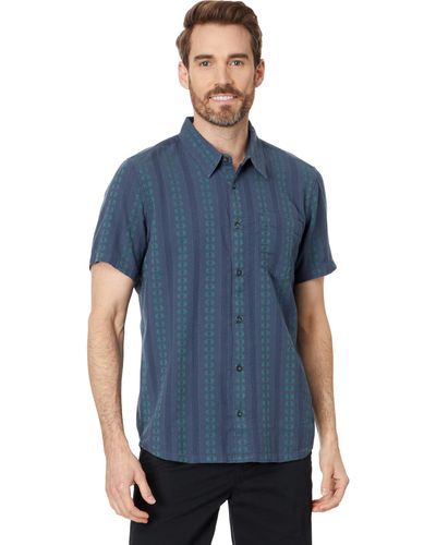 Toad&Co Treescape Short Sleeve Shirt - Blue