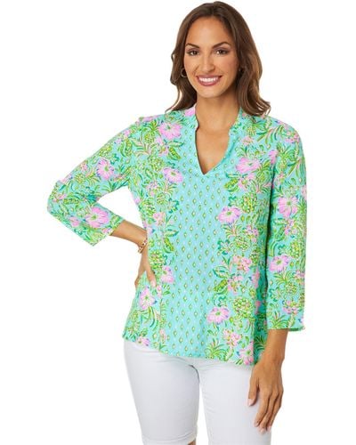 Lilly Pulitzer Luna Bay Tunic - Green