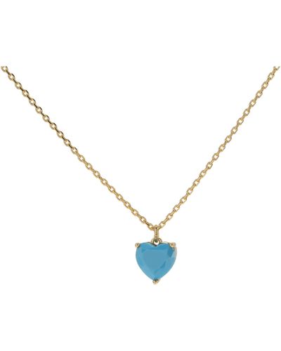 Kate Spade My Love Pendant Necklace - Blue