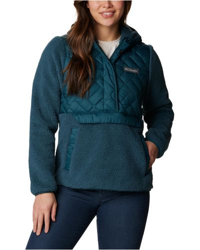 Columbia Sweet View Fleece Hooded Pullover - Blue