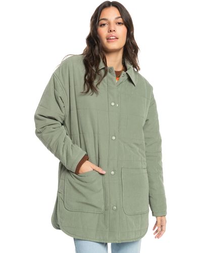 Roxy Next Up Quilted Jacket - Green