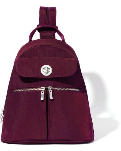 Baggallini Naples Convertible Backpack - Purple