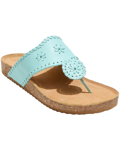 Jack Rogers Atwood Casual Sandals - Blue