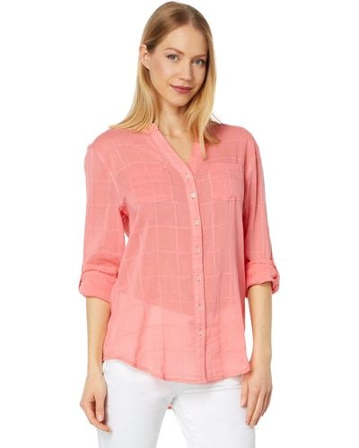Carve Designs Dylan Textured Tunic - Pink