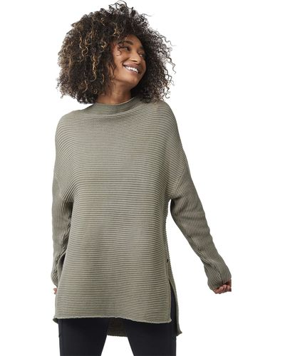 Pact Organic Cotton Sweater Tunic - Gray