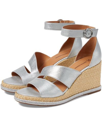 Johnston & Murphy Marcia Asymmetrical Sandal - Metallic