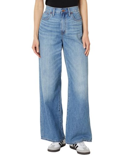 Madewell Superwide-leg Jeans In Lelani Wash - Blue
