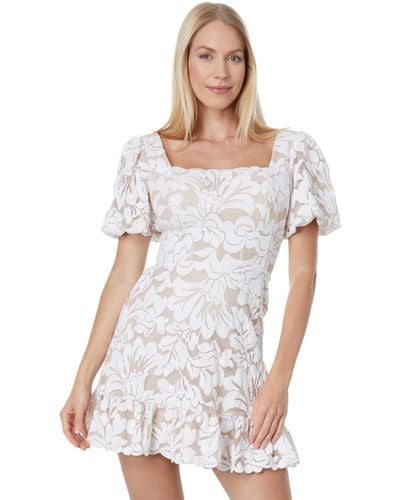 BCBGMAXAZRIA Short Evening Dress - White