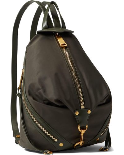 Rebecca Minkoff Nylon Medium Zipped Julian Backpack - Black
