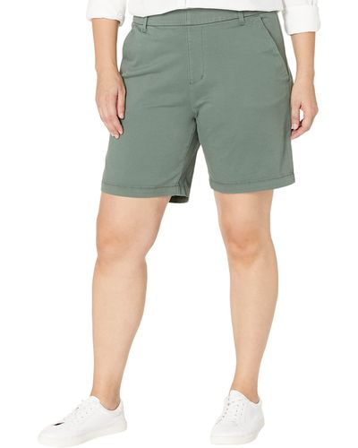 Jag Jeans Plus Size Maddie Mid-rise 8 Shorts - Green