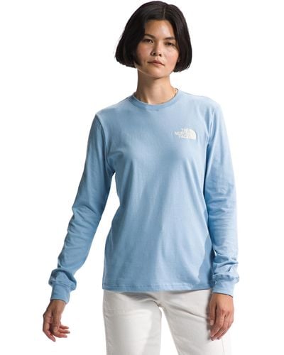 The North Face Long Sleeve Hit Graphic Tee - Blue