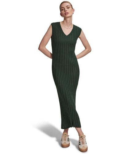 Varley Christine Knit Maxi Dress - Green