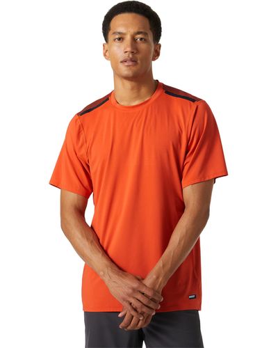 Helly Hansen Tech Trail Short Sleeve T-shirt - Orange