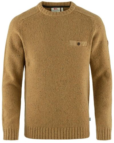 Fjallraven Lada Round Neck Sweater - Brown