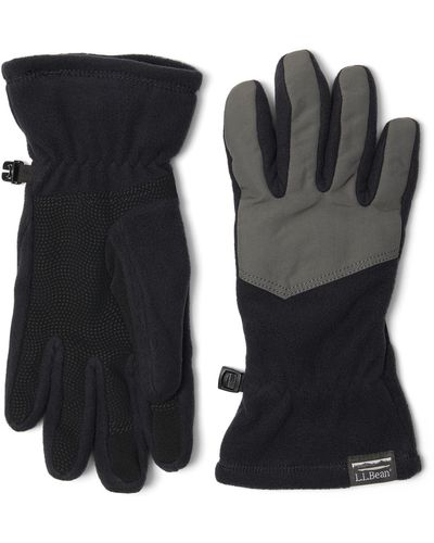 L.L. Bean Mountain Classic Fleece Gloves - Black