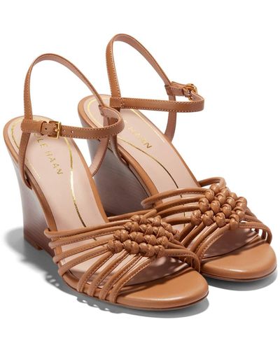 Cole Haan Jitney Knot Wedge - Brown