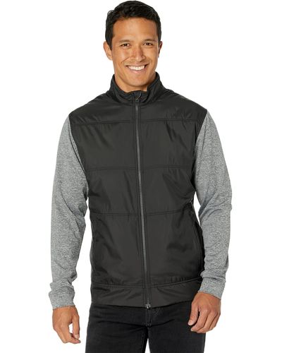 Cutter & Buck Stealth Hybrid Quilted Full Zip Jacket - Black
