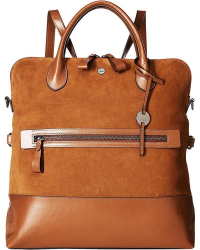 Lodis Wiltern Rfid Nia Convertible Tote Backpack (saddle) Backpack Bags - Brown