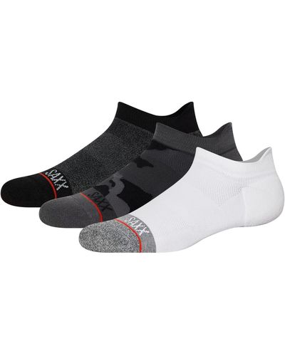 Saxx Underwear Co. Whole Package Ankle Socks 3-pack - Black