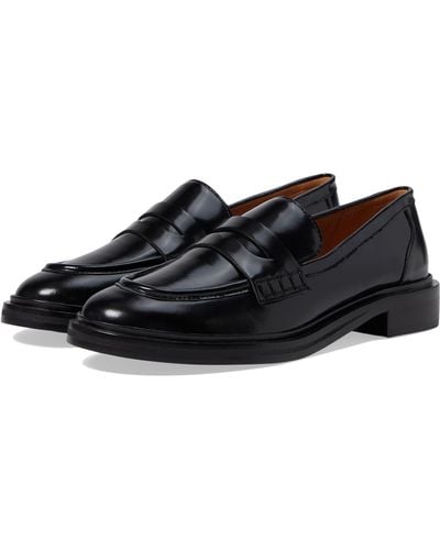 Madewell The Vernon Loafer In Leather - Black