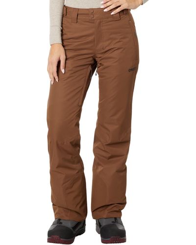 Oakley Jasmine Insulated Pants - Brown