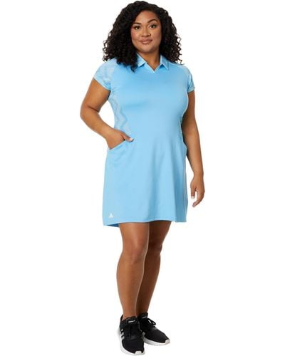 adidas Originals Ultimate365 Short Sleeve Dress - Blue