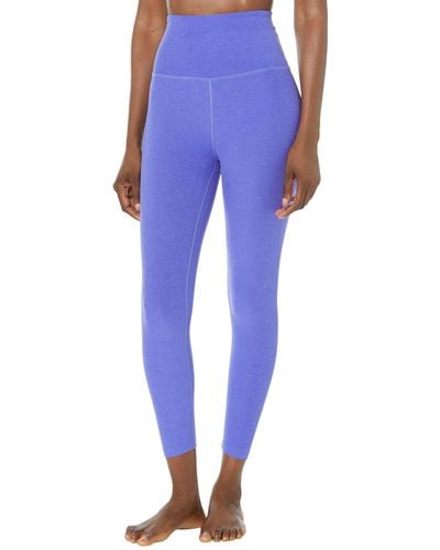 Flounce London gym leggings with booty sculpt in bright blue