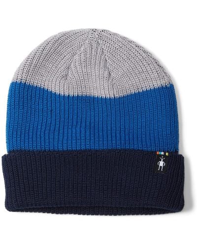 Smartwool Cantar Color-block Beanie - Blue