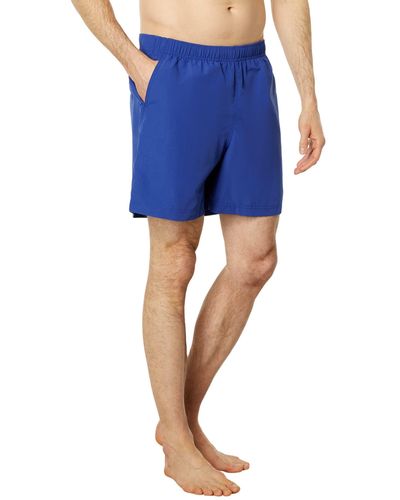 L.L. Bean 6 Classic Supplex Sport Shorts - Blue