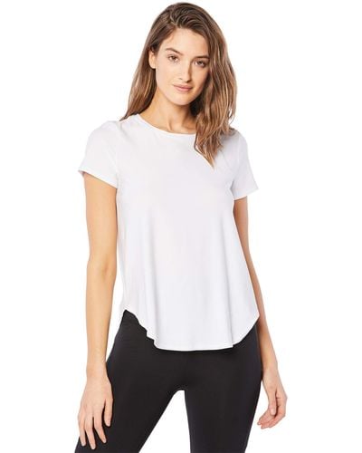 Beyond Yoga Featherweight On The Down Low Tee - White