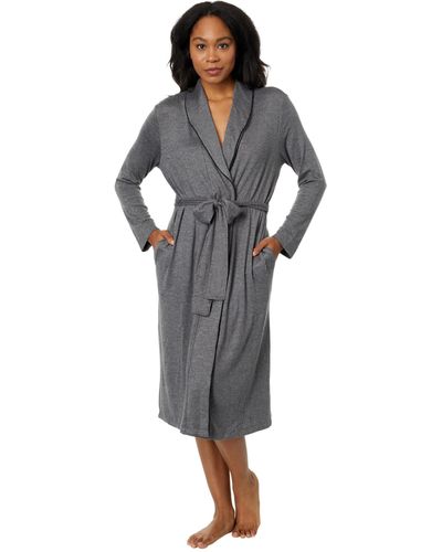 N By Natori Cozy Knit Oasis Robe - Gray