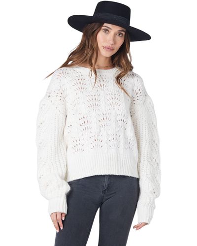Saltwater Luxe Quinny Sweater - White