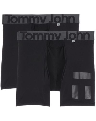 Tommy John 360 Sport Hammock Pouch 6 Boxer Brief 2-pack - Black