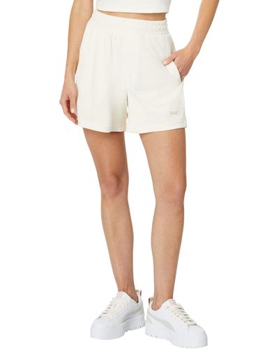 PUMA Classics 5 Toweling Shorts - White