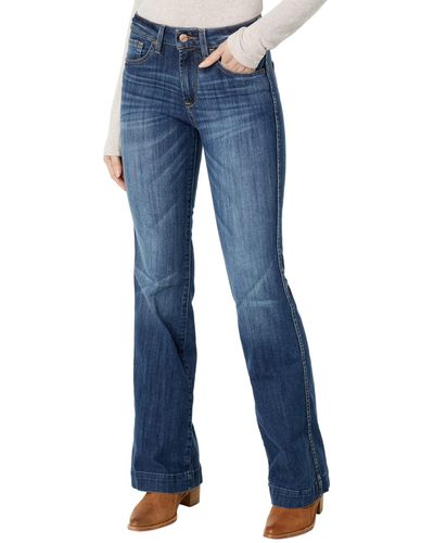 Ariat Slim Trouser Mckenna Wide Leg Jeans - Blue