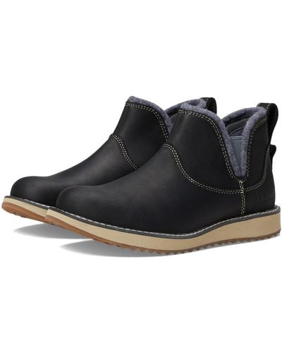 L.L. Bean Stonington Boot Plain Toe Pull-on - Black